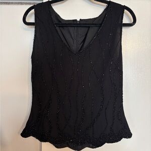 Elegant Black Sleeveless Top